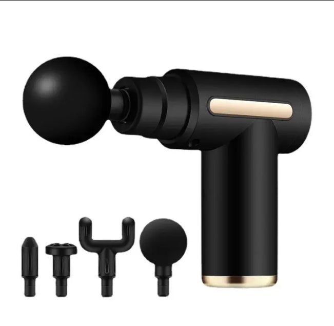 Rechargable Massage Gun with 4 Different Heads