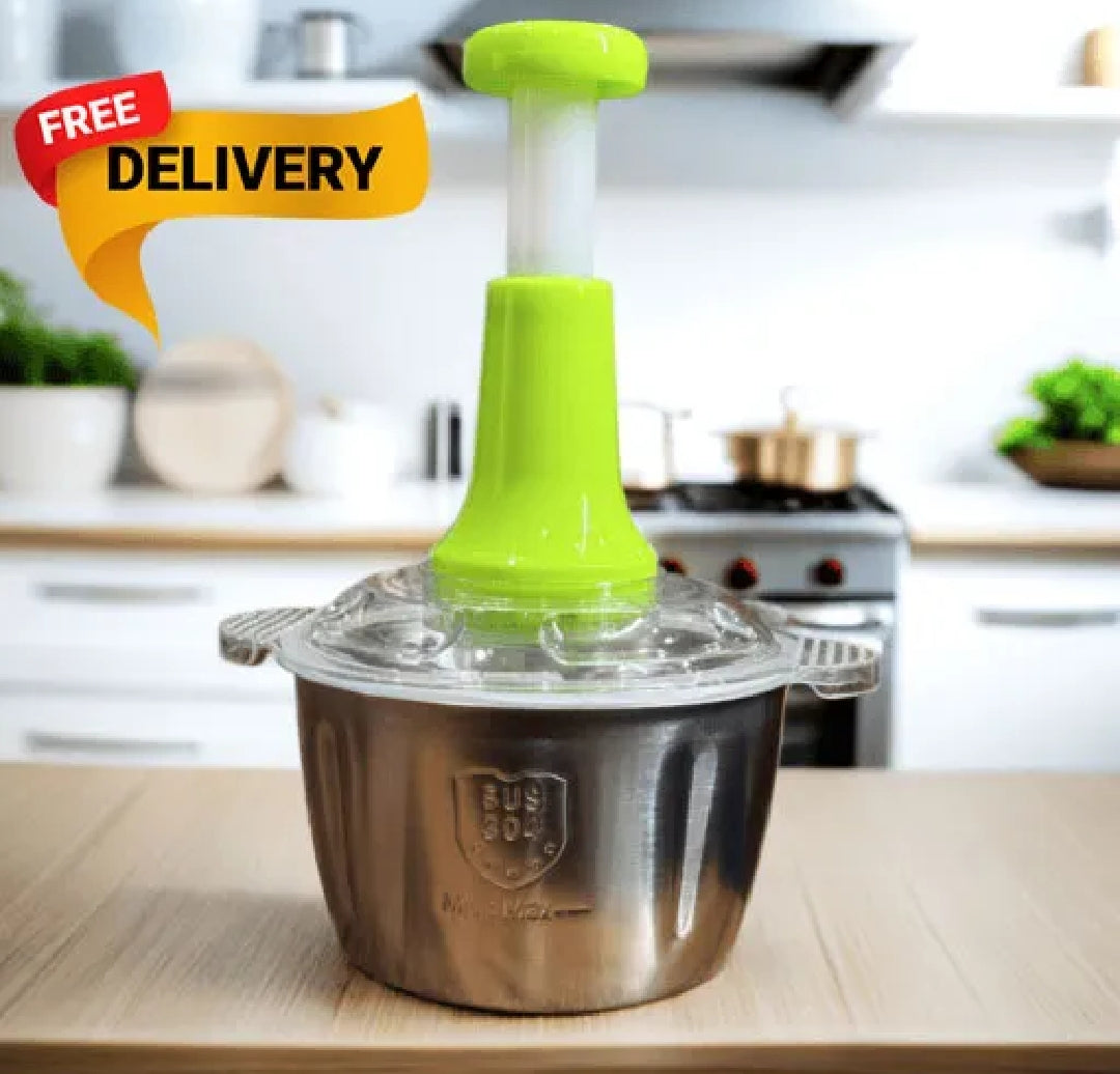 2L Heavy-Duty Stainless Steel Manual Chopper