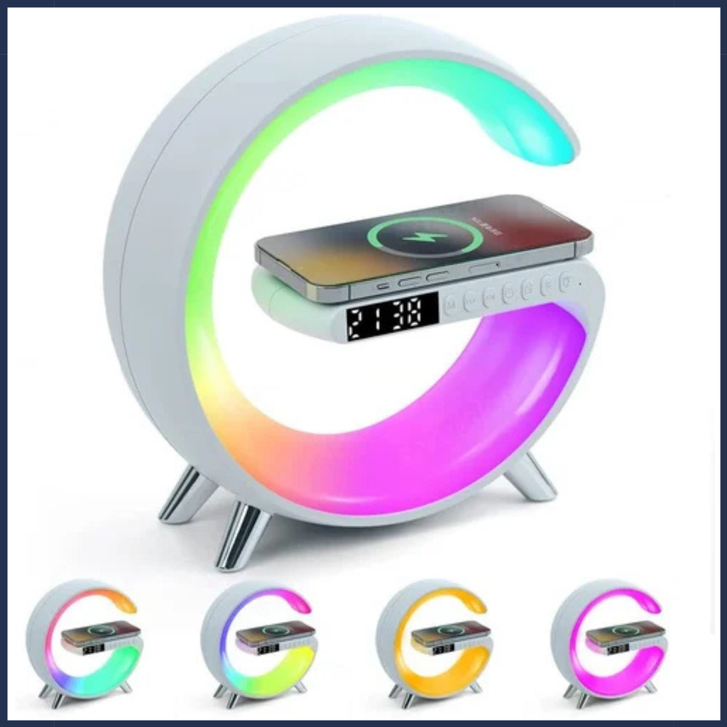 Digital Timmer Clock G Lamp Smart Light Lamp With Wireless Fast Charging