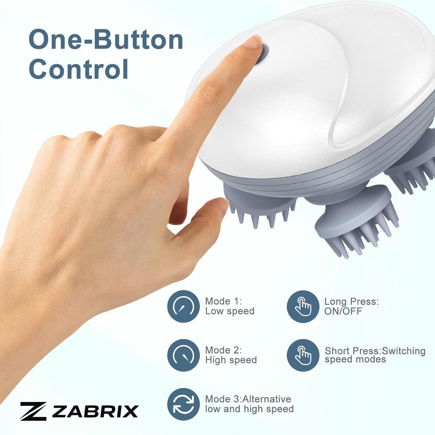 Rechargeable Electric Head & Scalp Massager