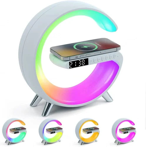 Digital Timmer Clock G Lamp Smart Light Lamp With Wireless Fast Charging