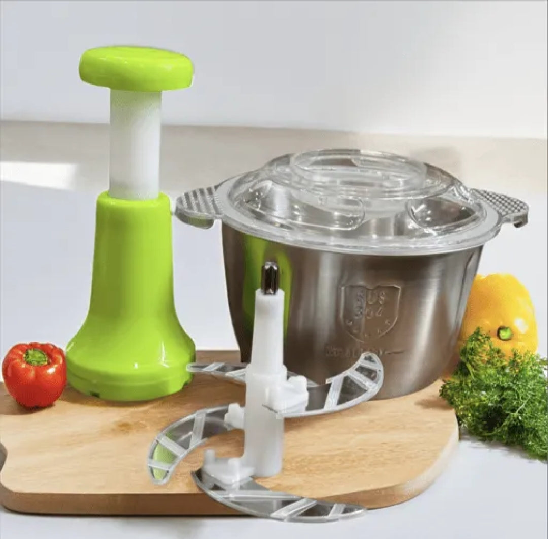 2L Heavy-Duty Stainless Steel Manual Chopper