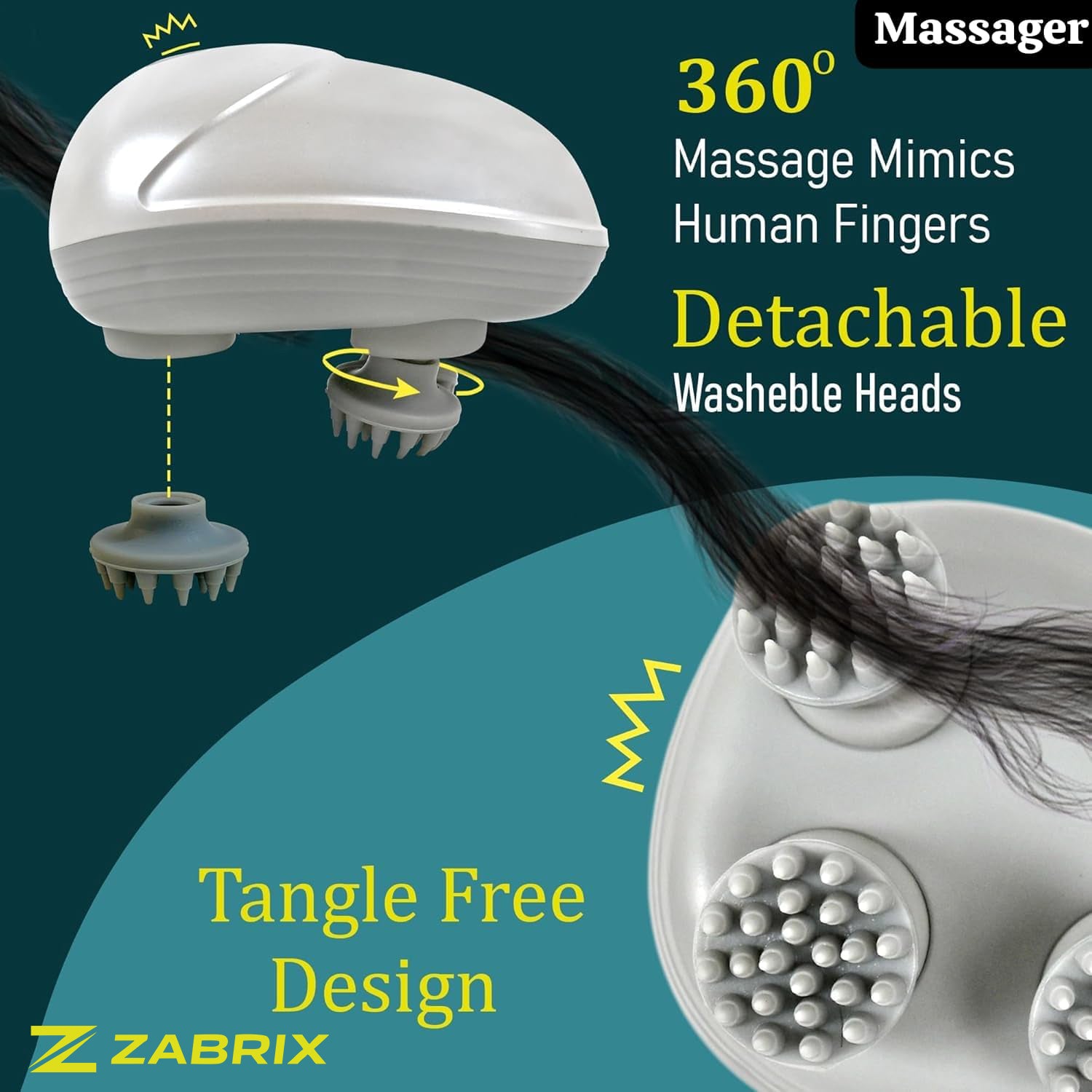Rechargeable Electric Head & Scalp Massager