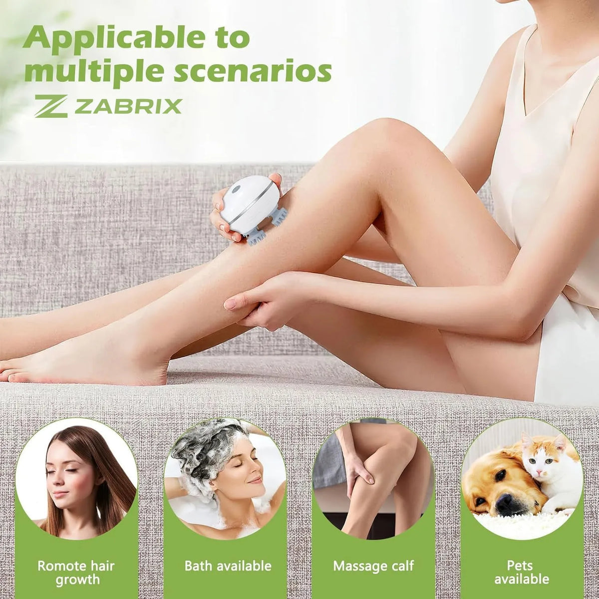 Rechargeable Electric Head & Scalp Massager