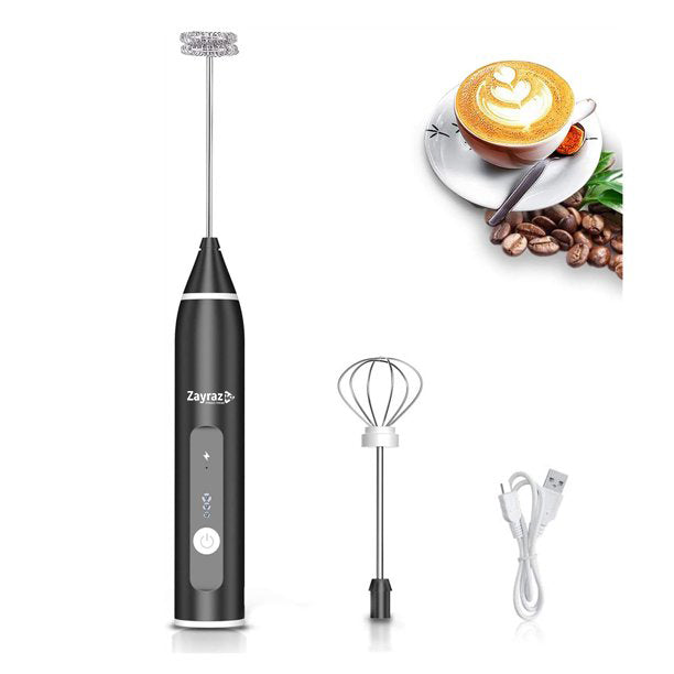 Coffee beater - 2 in 1 high quality electric coffee beater and grinder rechargeable