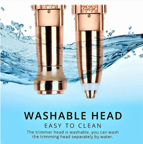 2 in 1 Electric Eyebrow Trimmer & Facial Hair Remover for Women