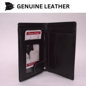 Genuine Leather Wallets Book Shaped